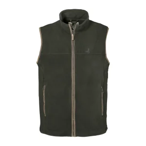 Percussion Scotland Fleece Gilet - Khaki
