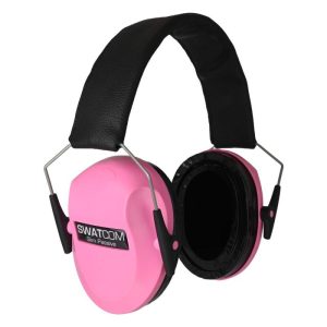 Swatcom SCSP Slim Passive Folding Ear Defender - Colour - Pink or Black