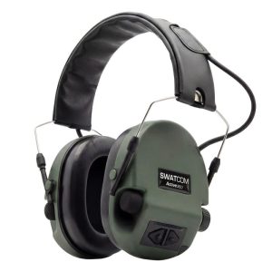 Swatcom Active360 Electronic Ear Defenders- Green