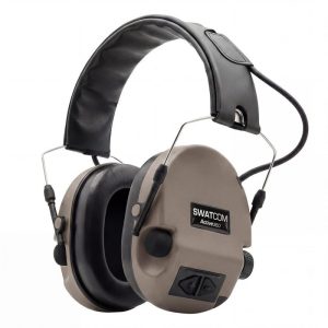 Swatcom Active360 Electronic Ear Defenders- Tan